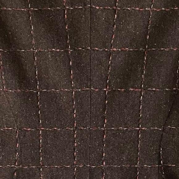 VINTAGE TRISTAN & ISEUT Wool Blazer Brown S - Picture 6 of 8